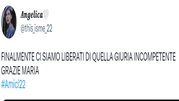 Amici addio giuria