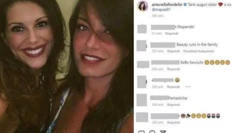 Antonella - La foto con la sorella - Instagram.
