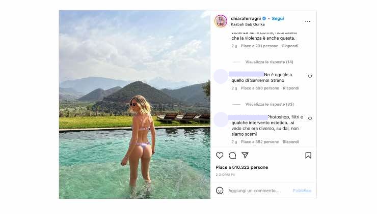 Chiara Ferragni nella bufera