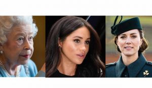 La Regina Elisabetta II, Meghan Markle e Kate Middleton