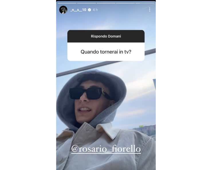 Nunzio - Il sogno di lavorare con Fiorello - Instagram.