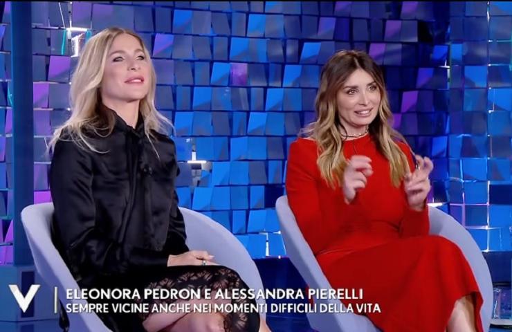Eleonora Pedron con l'amica Alessandra Pierelli
