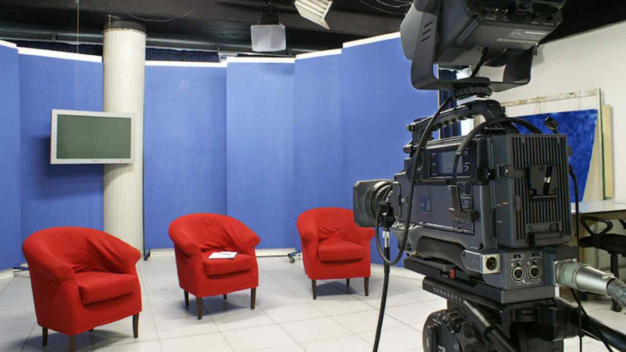 studio della televisione