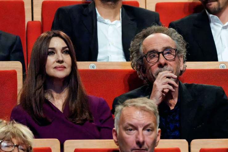 Monica Bellucci e Tim Burton 