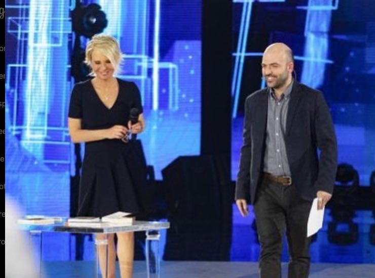 Maria De Filippi e Roberto Saviano